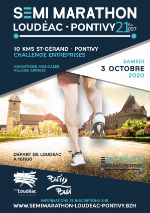 Semi-marathon Loudéac-Pontivy (21.100 Km)